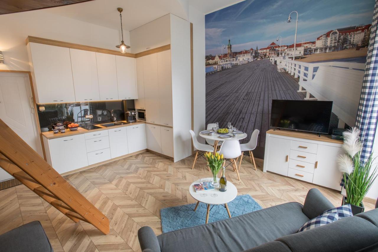 Apartament Chopina 5 M5 - Centrum Sopotu 3 Min Do Monciaka Buitenkant foto